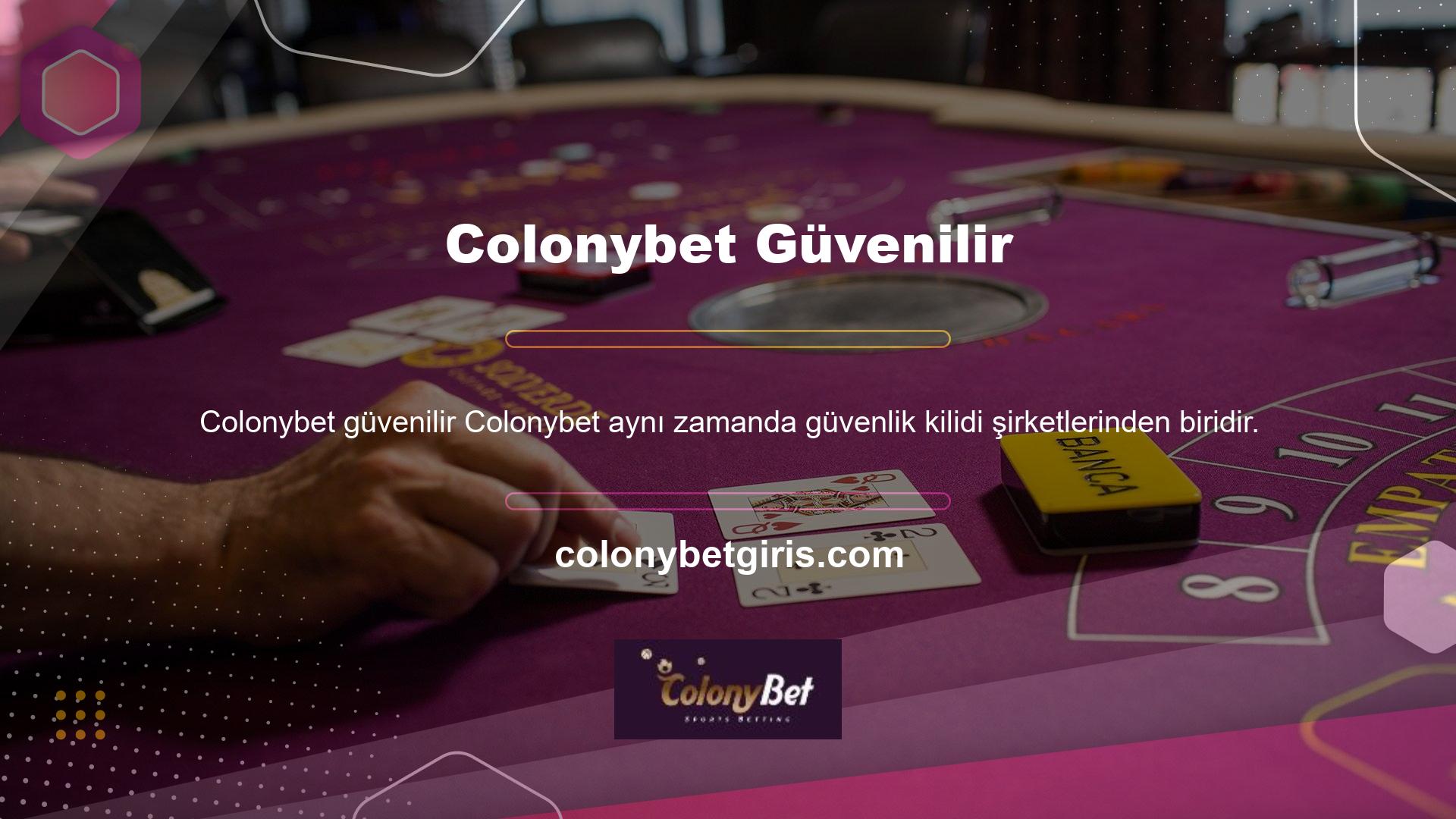 Colonybet, tüm Türk casino oyuncuları arasında en popüler ve güvenilir casino sitelerinden biridir